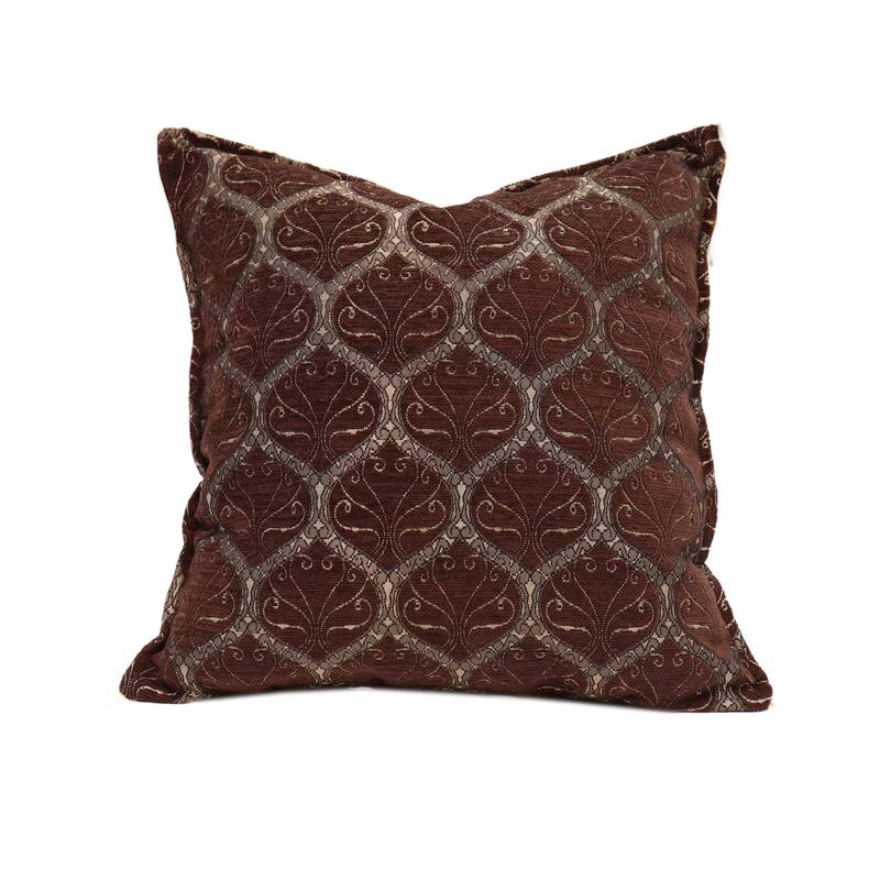 Trellis Myrtus Chenille Decorative Contemporary Turkish Pillow