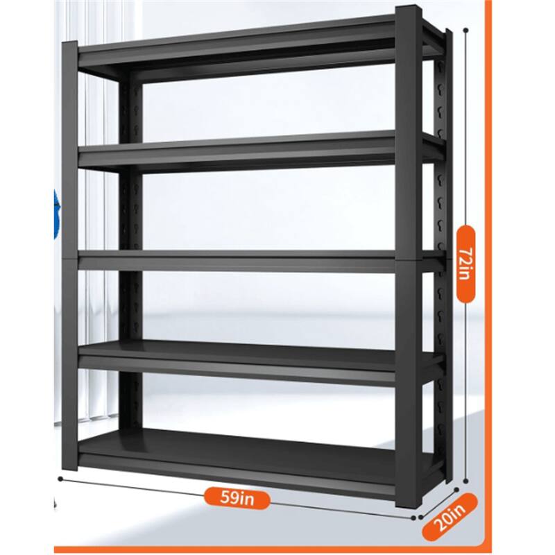 Extra-Wide 5-Tier Garage Shelves