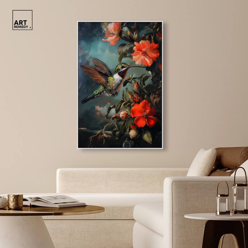 Whirring Wings II Canvas by Art Remedy