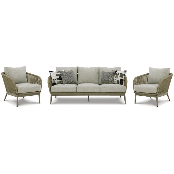 Swiss Valley 3 Piece Outdoor Seating - Beige Swiss Valley 3 Piece Outdoor Seating - Beige