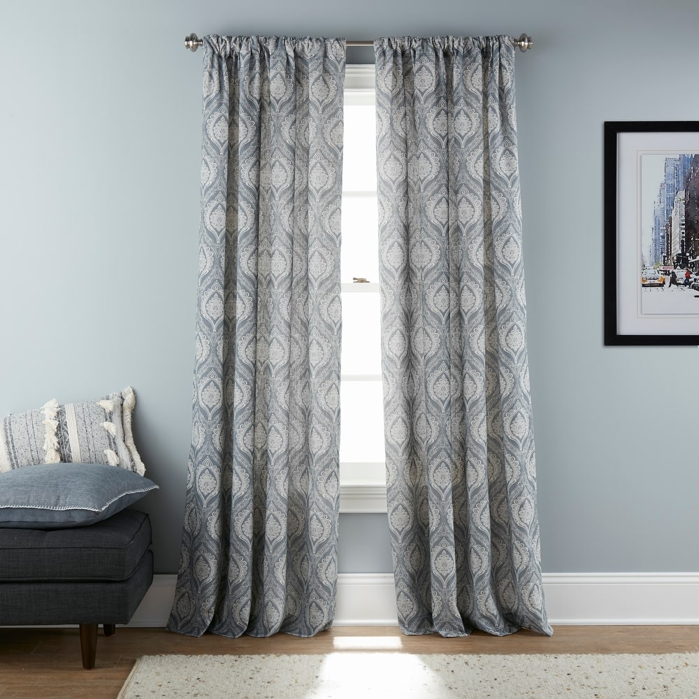 Nanshing Naomi Sheer Rod Pocket Single Curtain Panel - 50 x 84"