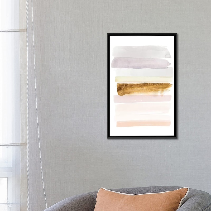 iCanvas "Pastel Sweep I" by Grace Popp Framed