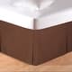preview thumbnail 1 of 1, Brown Bed Skirt Queen