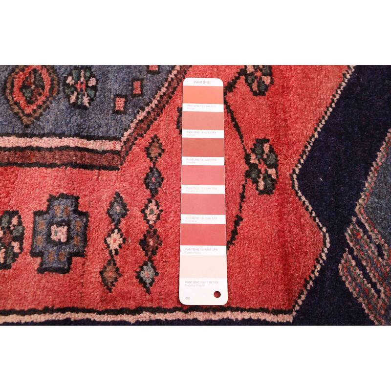 ECARPETGALLERY Hand-knotted Andelz Dark Navy Wool Rug - 3'3 x 6'6