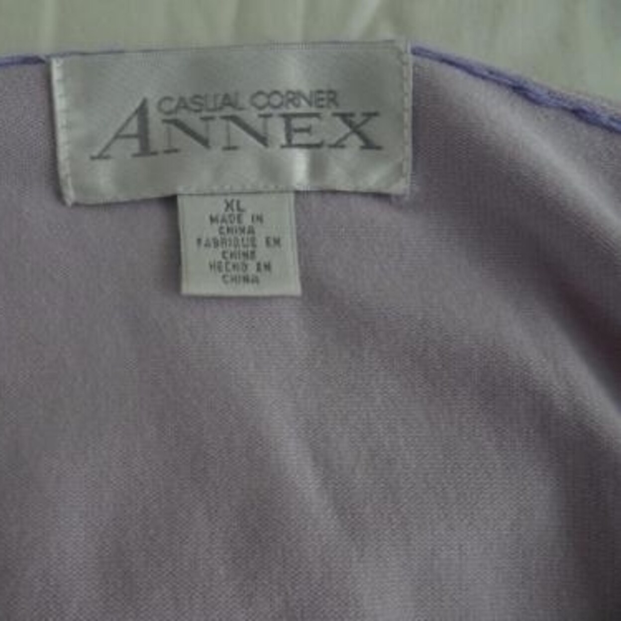 Shop Casual Corner Annex Cardigan Sweater Size Xl Light Purple