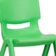 preview thumbnail 19 of 44, 2 Pack Plastic Stack School Chair with 13.25"H Seat, K-2 School Chair
