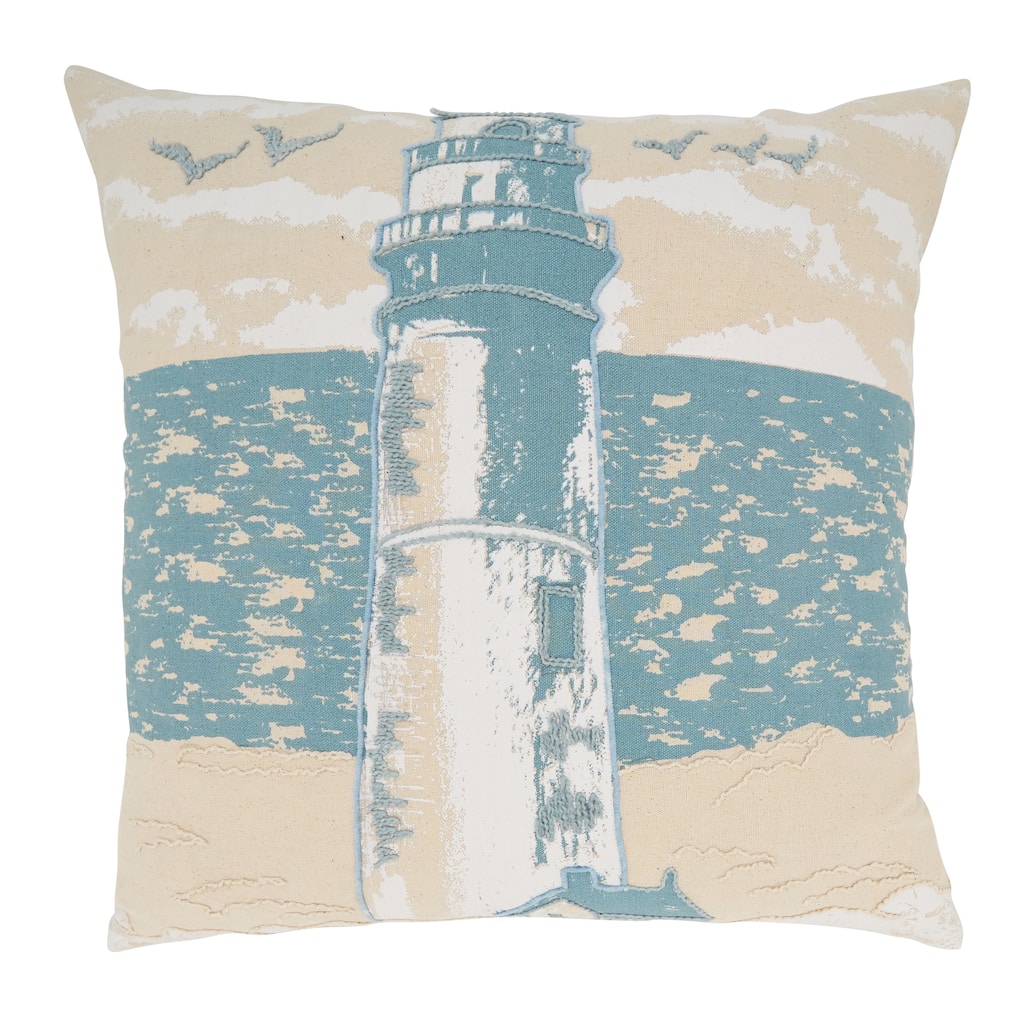 Lighthouse Dreamscape Throw Pillow