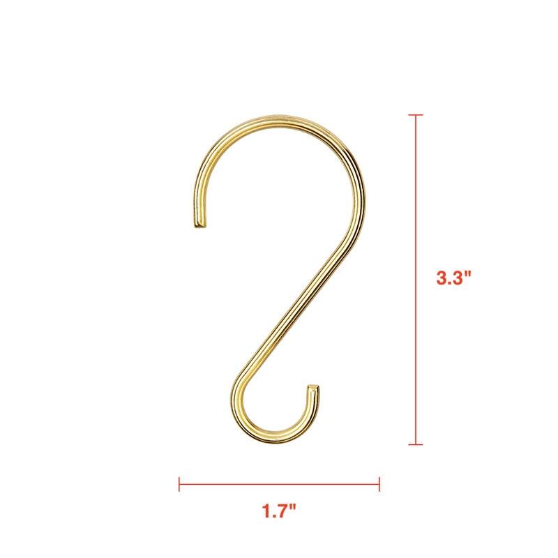 Utopia Alley Rustproof Zinc Shower Curtain Hooks Rings, Set of 12