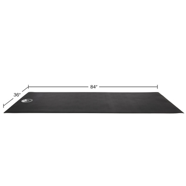 Wakeman Treadmill Mat - Home Gym Equipment Pad - Exercise Mat for