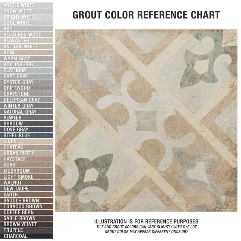 Merola Tile D'Anticatto Decor Laterza 8-3/4" x 8-3/4" Porcelain Floor and Wall Tile