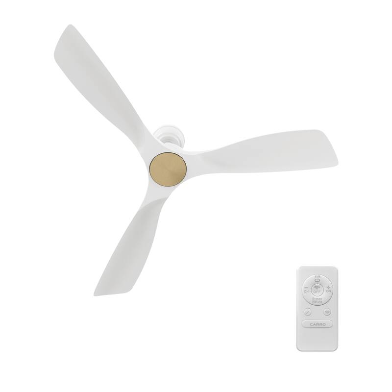 CARRO Ayr 52-inch Indoor Smart Ceiling Fan with Remote-No Light - N/A