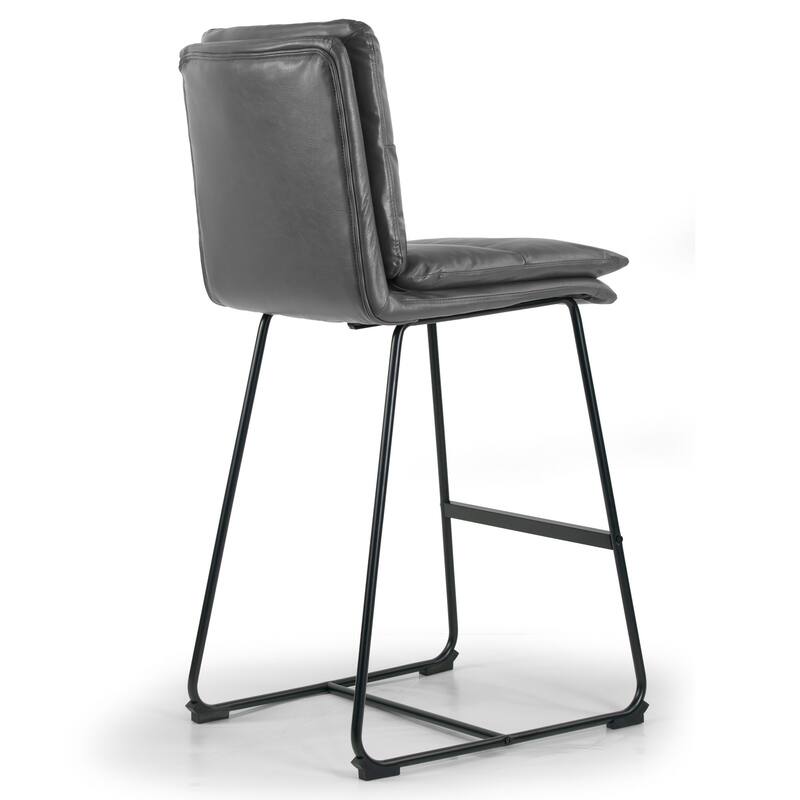 Set of 2 Aulani Upholstered Metal Frame Bar Stool
