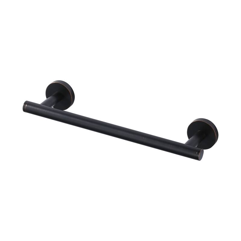 WOWOW Mutiple length Wall Mounted Stainless Steel Towel Bar - 12 in. - Oil Rubbed Bronze