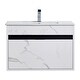 preview thumbnail 105 of 109, Fine Fixtures - Wall Mount Bathroom Vanity And Sink, Knob Free Design - Alpine Collection -