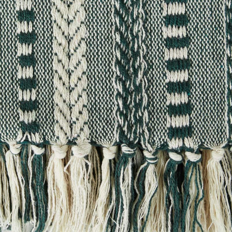 DII Braided Stripe Decorative Throw