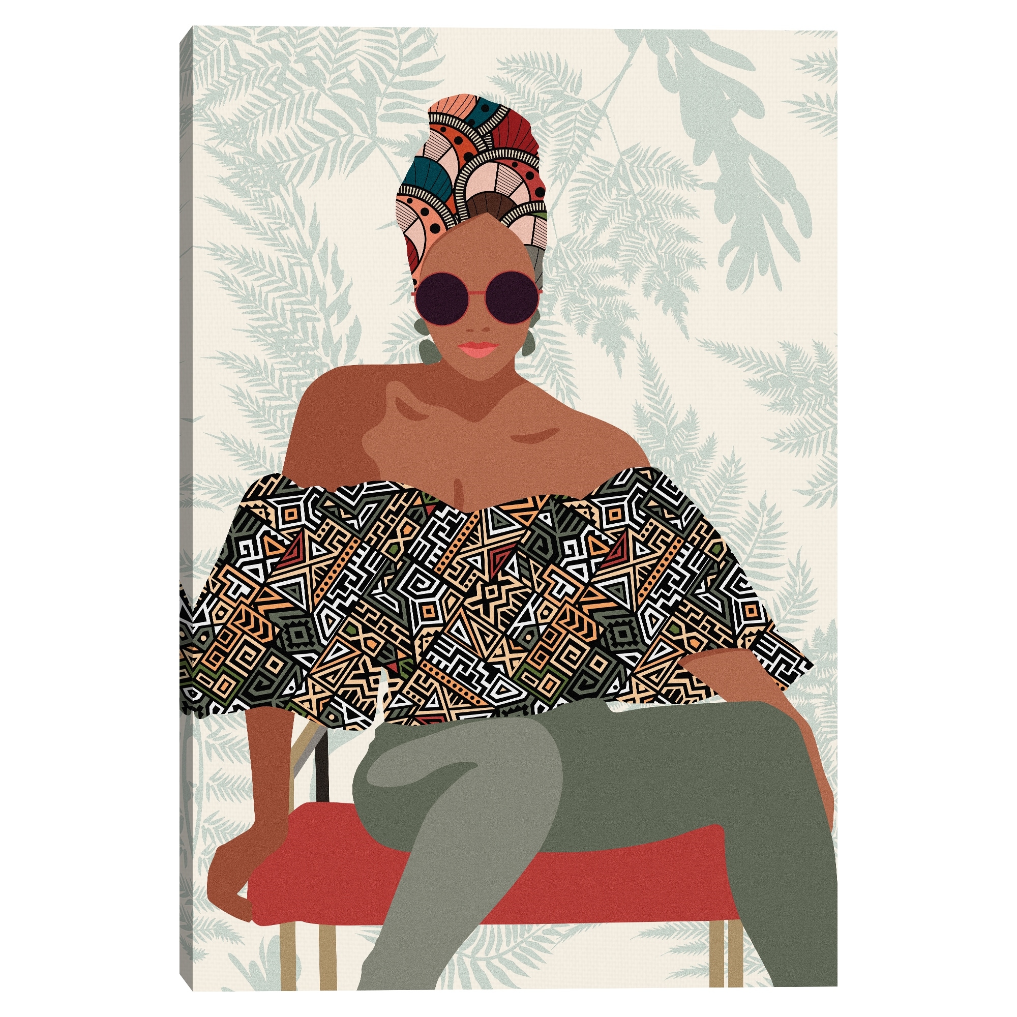 Pattern Panache III by Belle Maison Canvas Art Print
