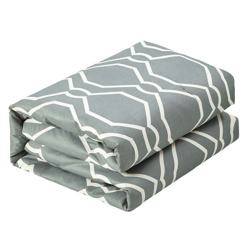 Nanshing Arnie 7 Piece Geometric Contemporary Comforter Set