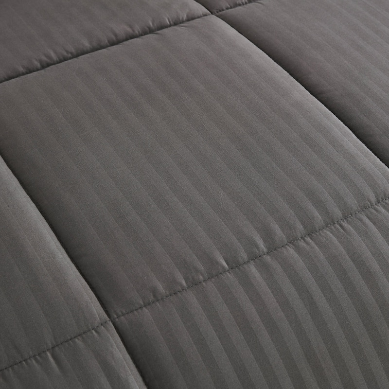 Soft Dobby 8-piece Striped Down Alternative Bed-in-a-Bag Set w/ Sheets