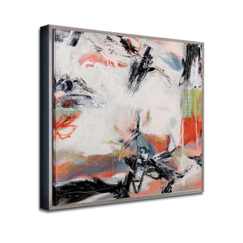 Corners of My Mind II' Framed Canvas Wall Art by Patricia Schwimmer