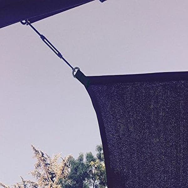 Shatex 90% Black 10x16ft New Design Hanging-up Sunblock shade panel for ...