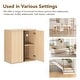 preview thumbnail 5 of 16, 31.5" Modern Industrial Sideboard Cabinet Storage Cabinet
