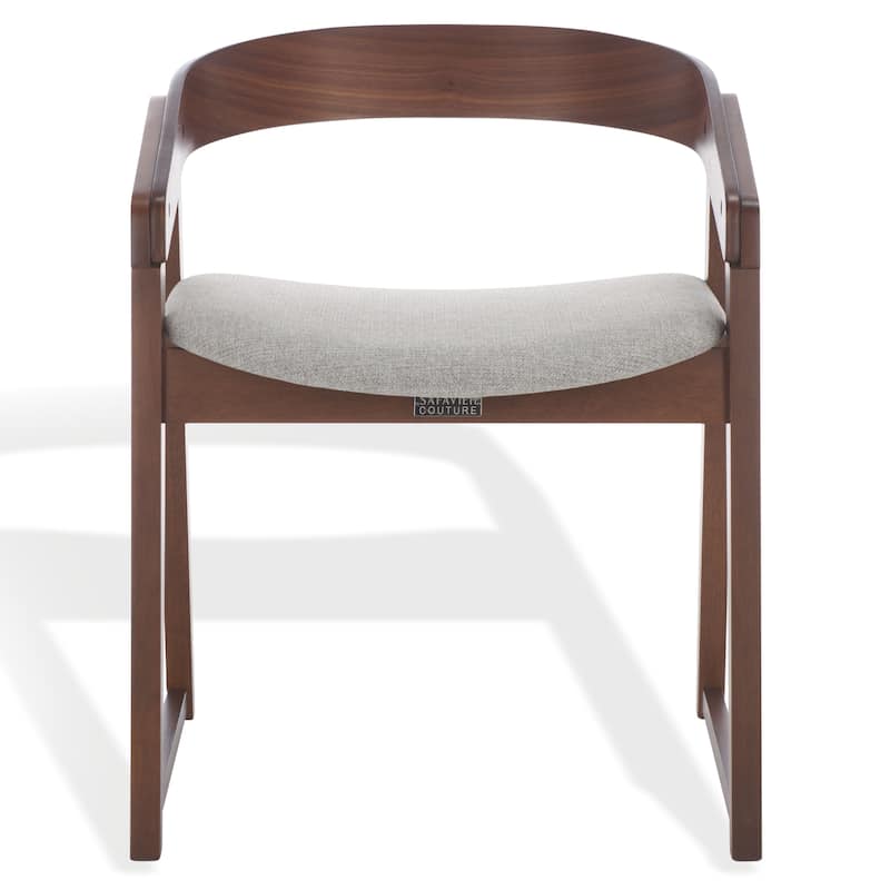 SAFAVIEH COUTURE Hildabryna Wood Dining Chair (Set of 2) - 21"W x 21"D x 26"H