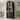 Roomfitters 71" Pantry Cabinet with Arched Top & Glass Doors, 4-Door Storage Hutch with Adjustable Shelves for Kitchen