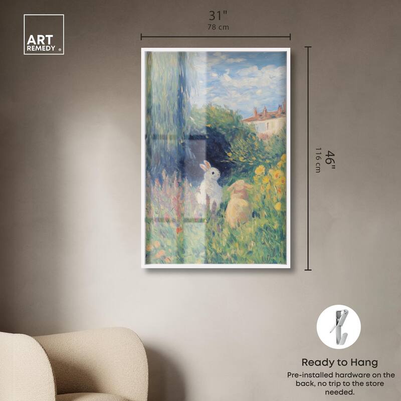 Quiet Gardeners Shadowbox by Art Remedy