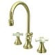 preview thumbnail 18 of 23, Kingston Brass Governor 8 in. Widespread Bathroom Faucet