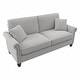preview thumbnail 58 of 111, Coventry 73W Sofa by Bush Furniture Light Gray Microsuede