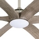 preview thumbnail 9 of 8, 72-inch Driftwood 6-Blade DC Motor Ceiling Fan with Light and Remote