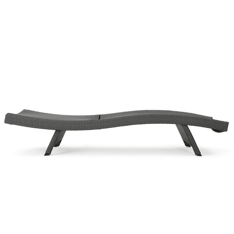 Roomfitters Outdoor Wicker Chaise Lounge Set, Adjustable Reclining Patio Loungers, Weather-Resistant Rattan