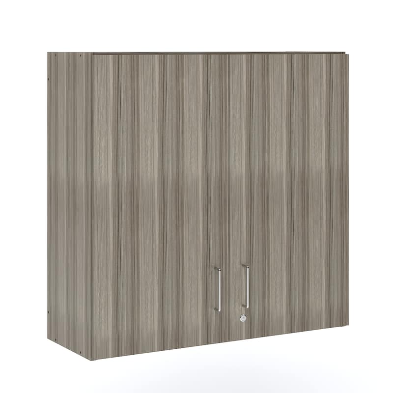 Tot Mate 4-Compartment Wall Cabinet, Ready-To-Assemble - Shadow Elm Gray