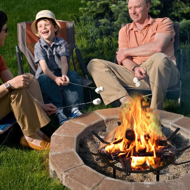 Aoodor 21"-31" Adjustable Fire Pit Grate