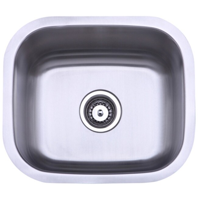 Kingston Brass 17.93" Undermount Single Basin Stainless Steel Kitchen