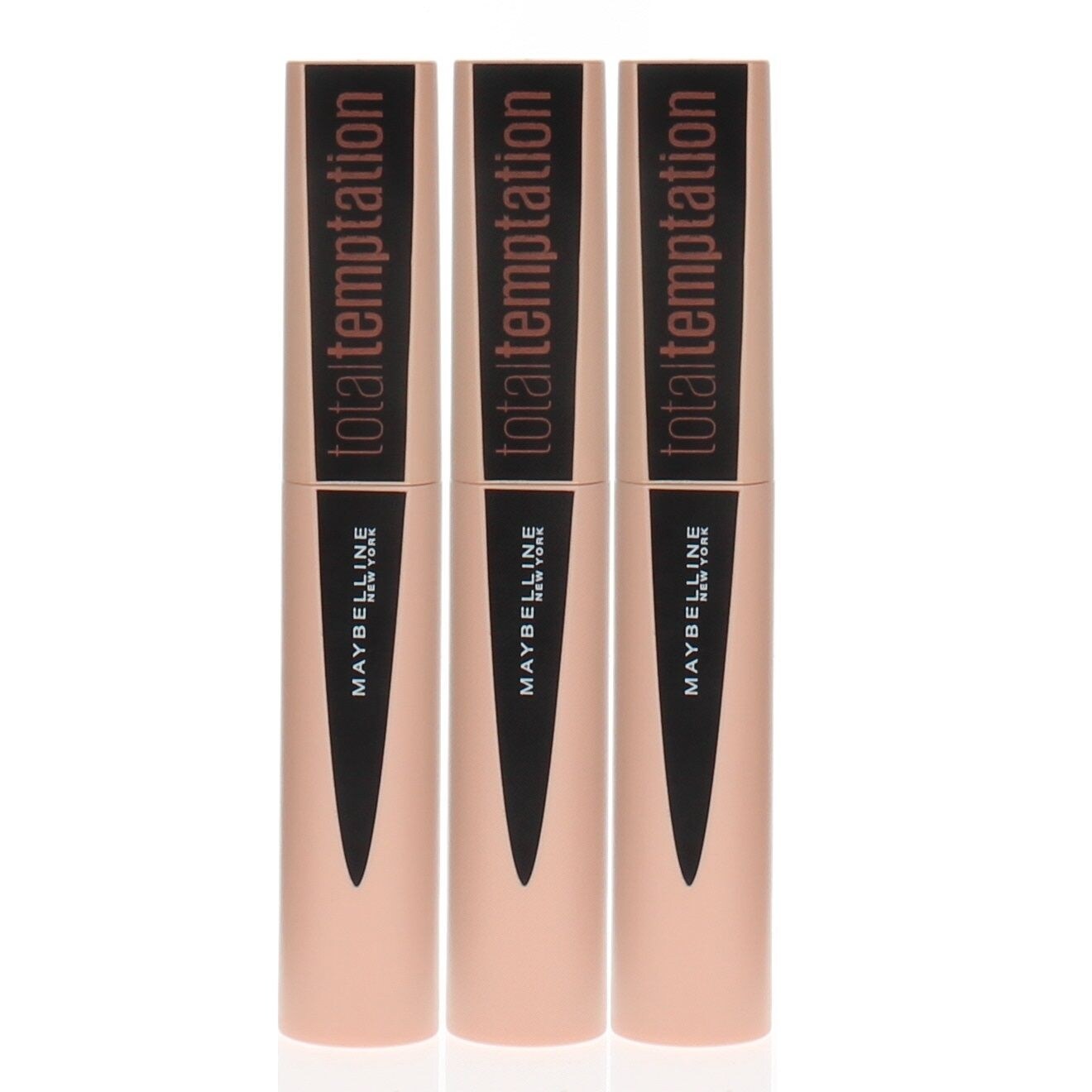 Shop Maybelline Total Temptation Mascara Black 8 6 Ml 3 Pack Overstock 31511633
