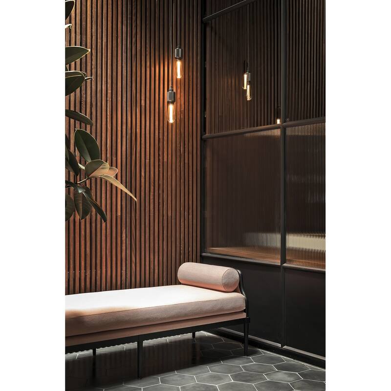 Buster + Punch NHM-02648 Heavy Metal 2" Wide Mini Pendant with Cross