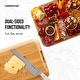 preview thumbnail 4 of 7, Farberware Build-a-Board Cutting Board with Compartments and Clear Locking Lid for Charcuterie, Snacks