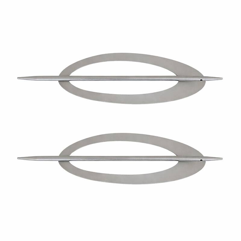 Elegant Metal Curtain Tiebacks, Oval Design for Easy Install