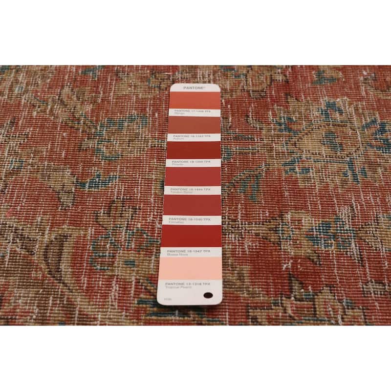 ECARPETGALLERY Hand-knotted Antalya Vintage Red Wool Rug - 7'11 x 11'10