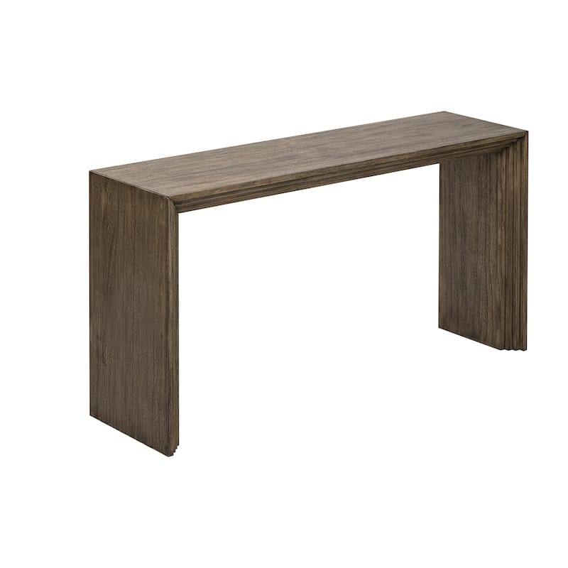 Solid Wood Console Table, Modern Rectangular Hallway Tables