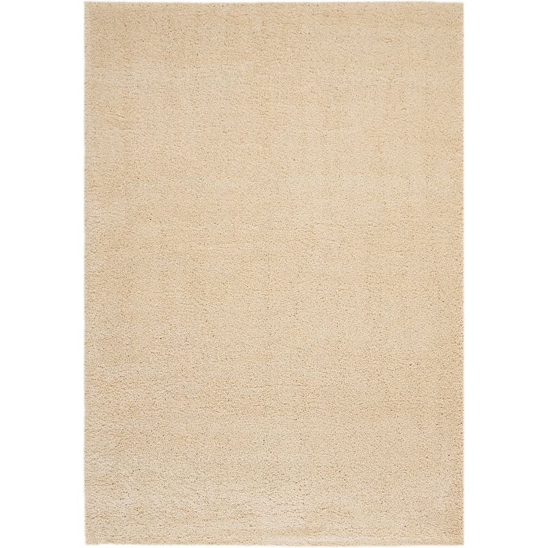 Nourison Malibu Shag Modern Plush Solid Area Rug