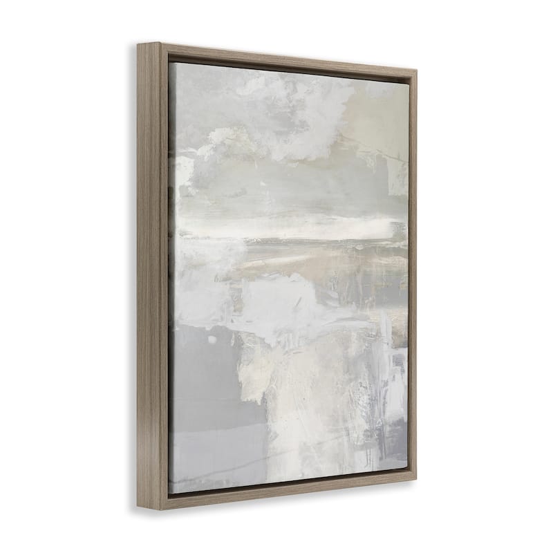 Stupell Cascading Soft Neutrals Framed Floater Canvas Wall Art Design By Rachel Springer