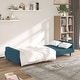 preview thumbnail 25 of 25, vidaXL 2-Seater Sofa Bed Velvet