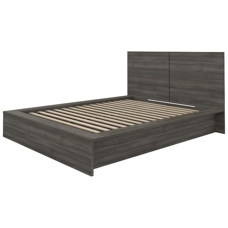 James Platform Bed with Headboard
