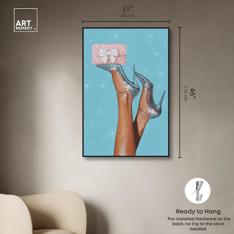 Clutch Purse on Display Canvas by Art Remedy