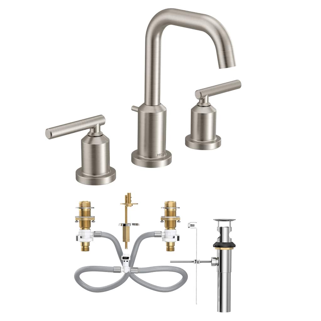 Moen TV6142 Gibson 1.2 GPM Widespread Bathroom Faucet with Rough-in