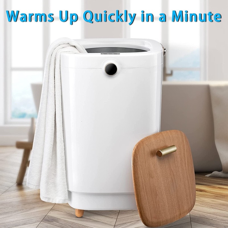 Towel Warmers for Bathroom Bucket Luxury Large Spa Towel Hot Warmer Bucket Style Hot Towels in 10 Minutes