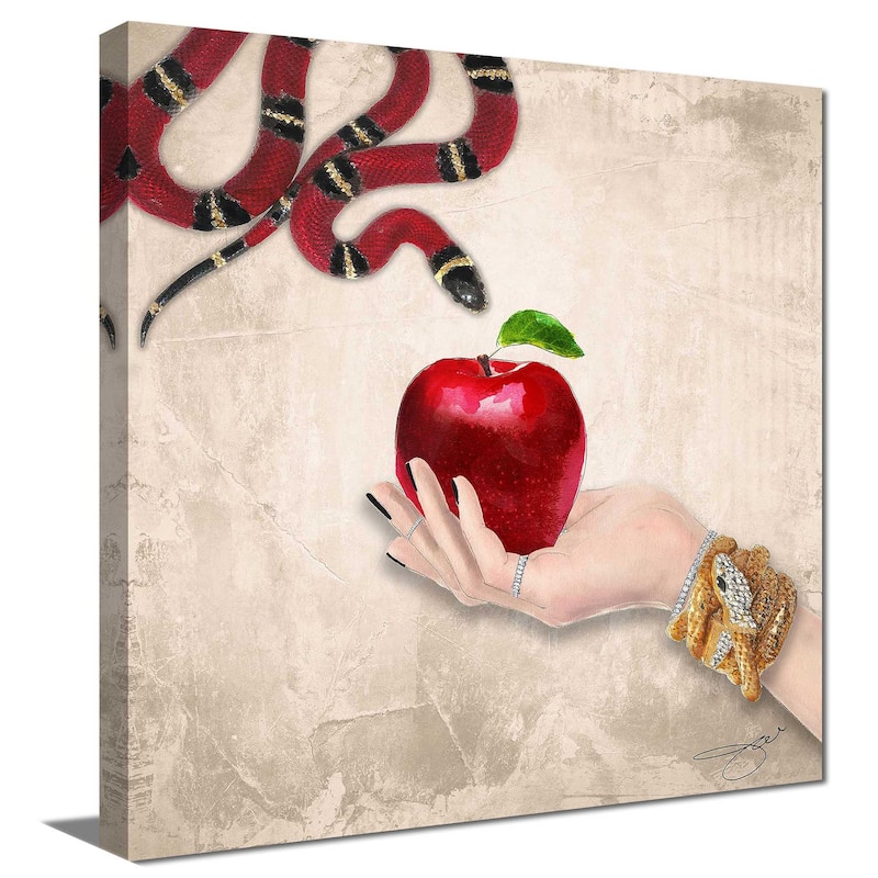 "Eve's Apple" by Jodi Print on Canvas
