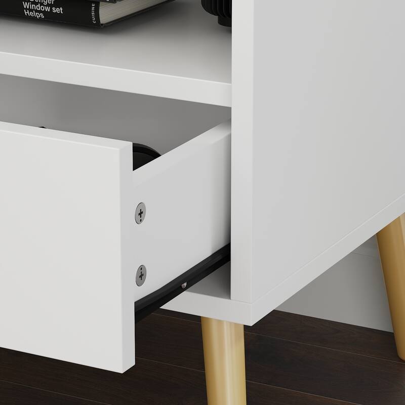 Nightstand Bedside Table Minimalist Versatile End SideTable (1 PCS)